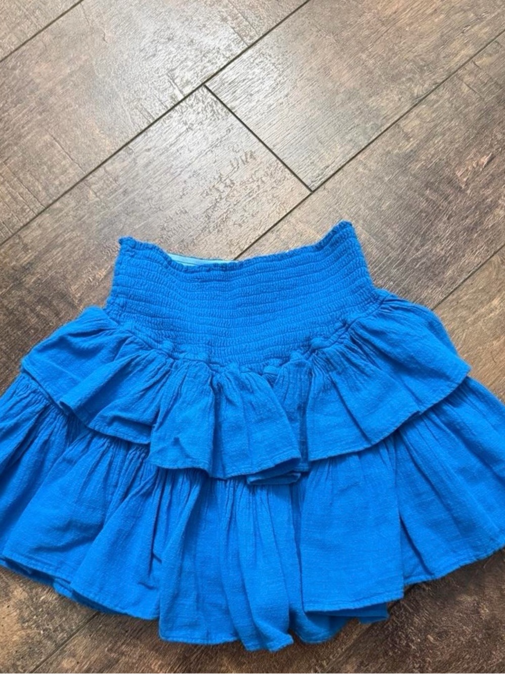 Blue Tiered Ruffle Women's skirt